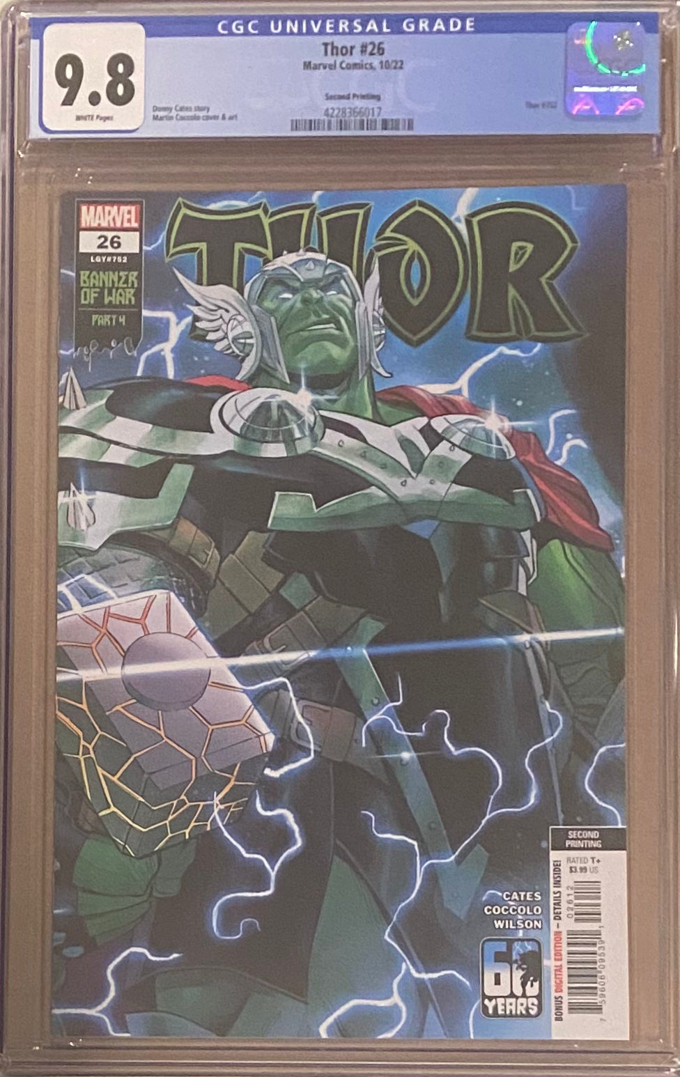 Thor #26 Second Printing CGC 9.8