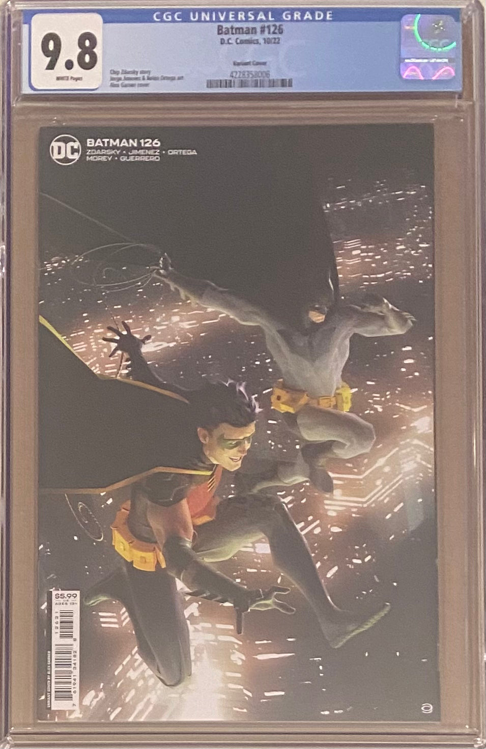 Batman #126 Garner Variant CGC 9.8