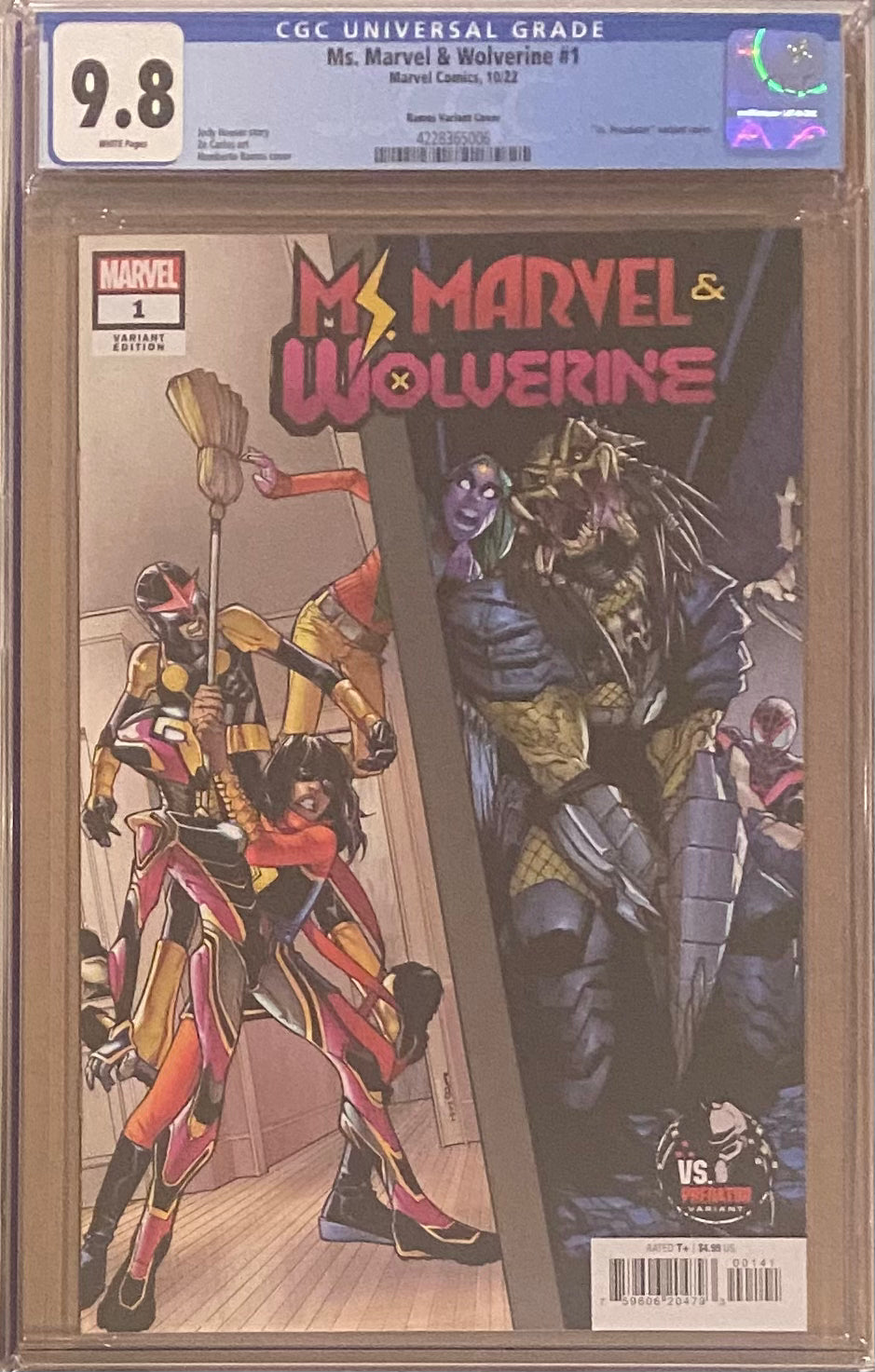 Ms. Marvel & Wolverine #1 Ramos Variant CGC 9.8