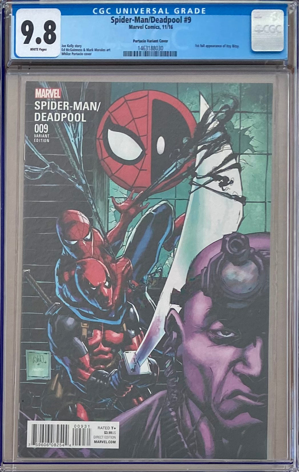Spider-Man/Deadpool #9 Portacio Variant CGC 9.8
