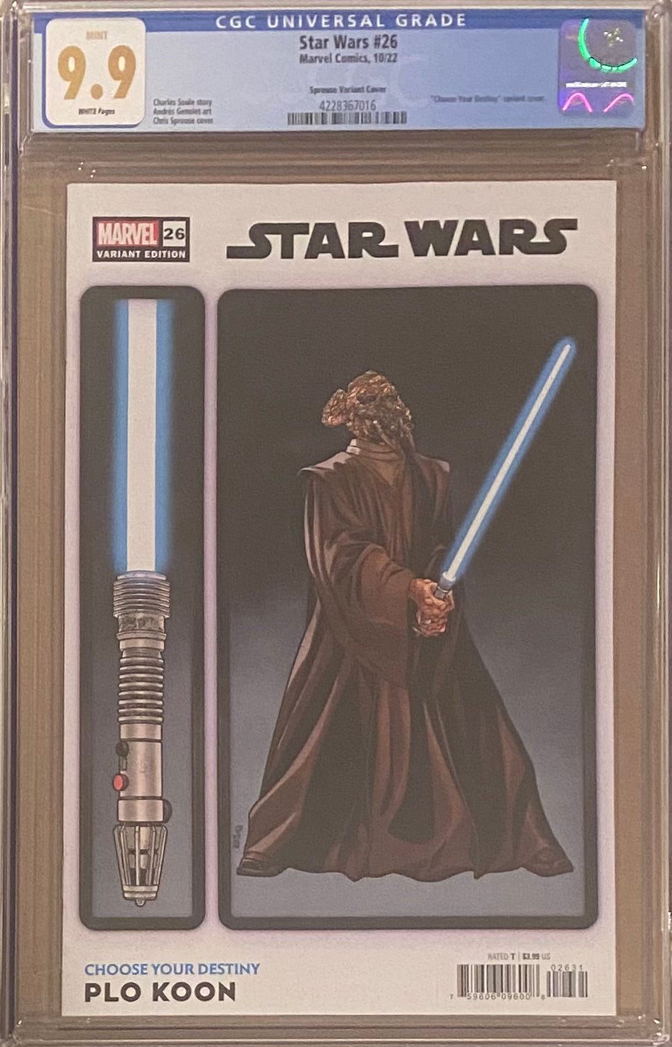 Star Wars #26 Sprouse Variant CGC 9.9 - Many First Appearances