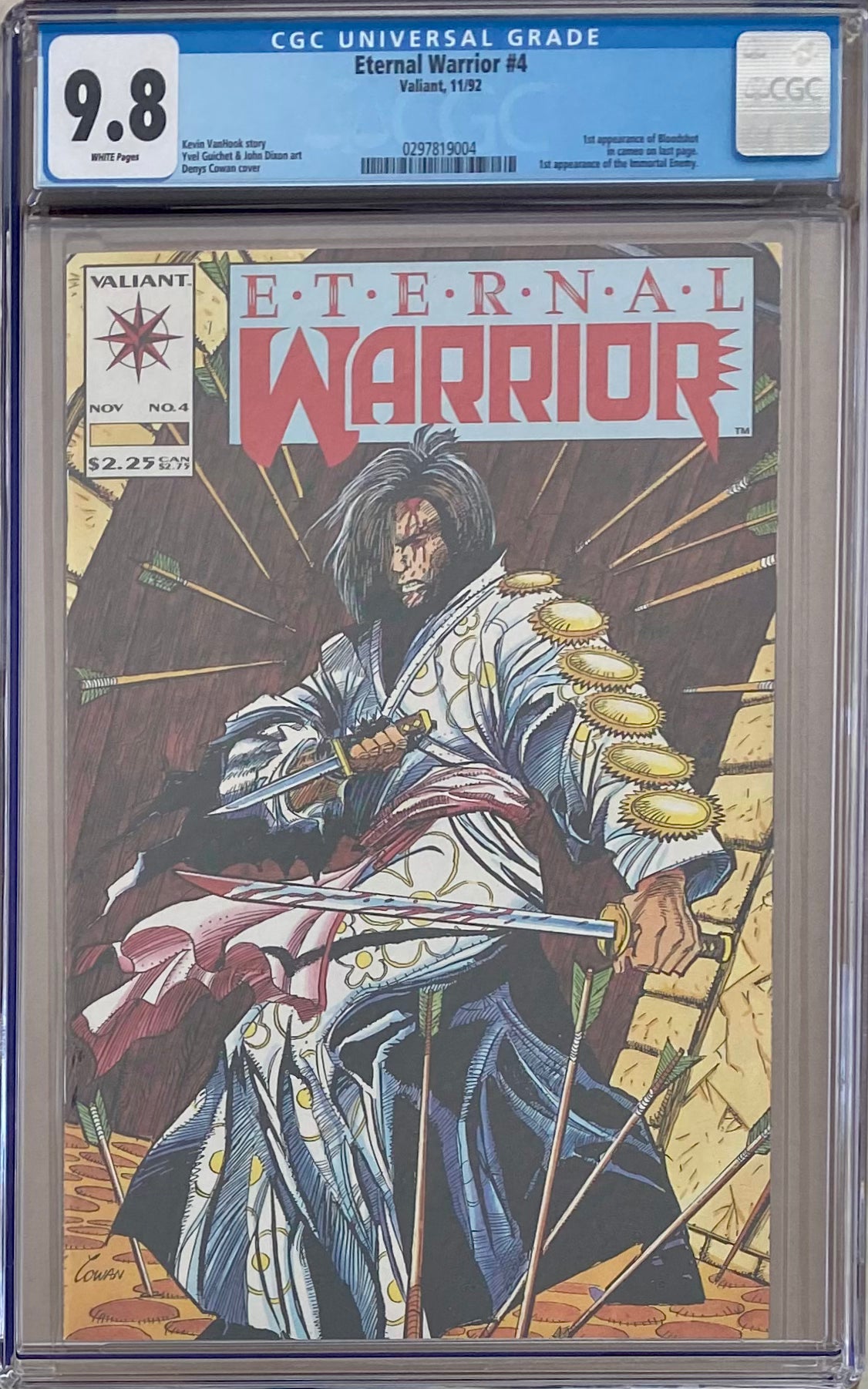 Eternal Warrior #4 CGC 9.8