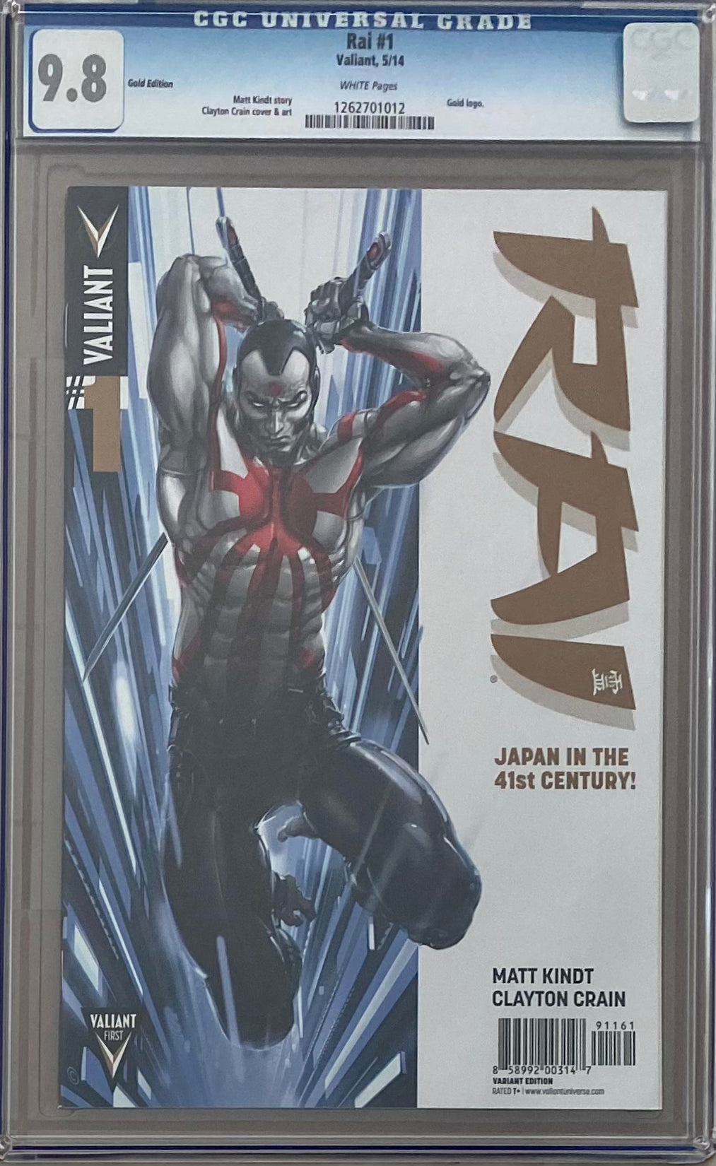 Rai #1 Gold Edition CGC 9.8