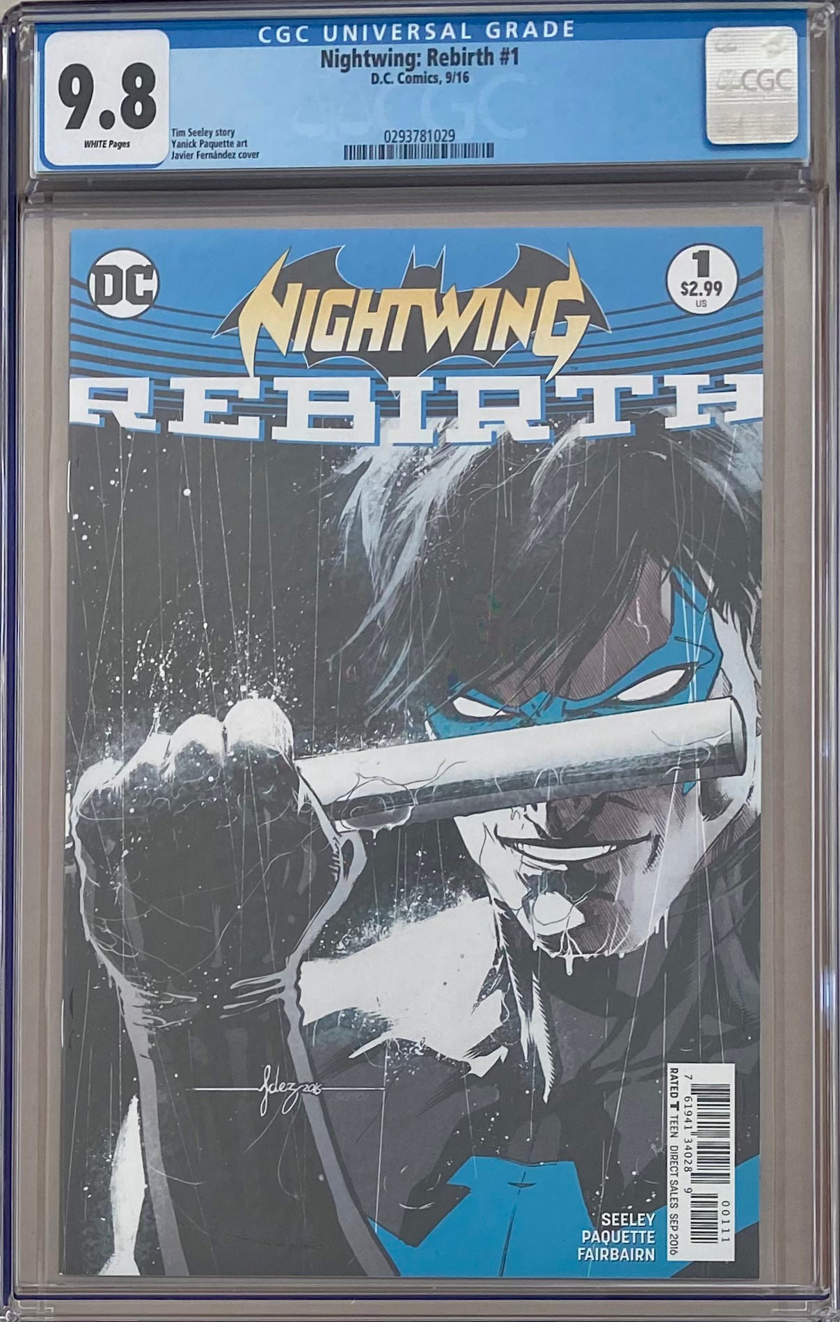 Newest Flash rebirth #1 CGC graded 9.8