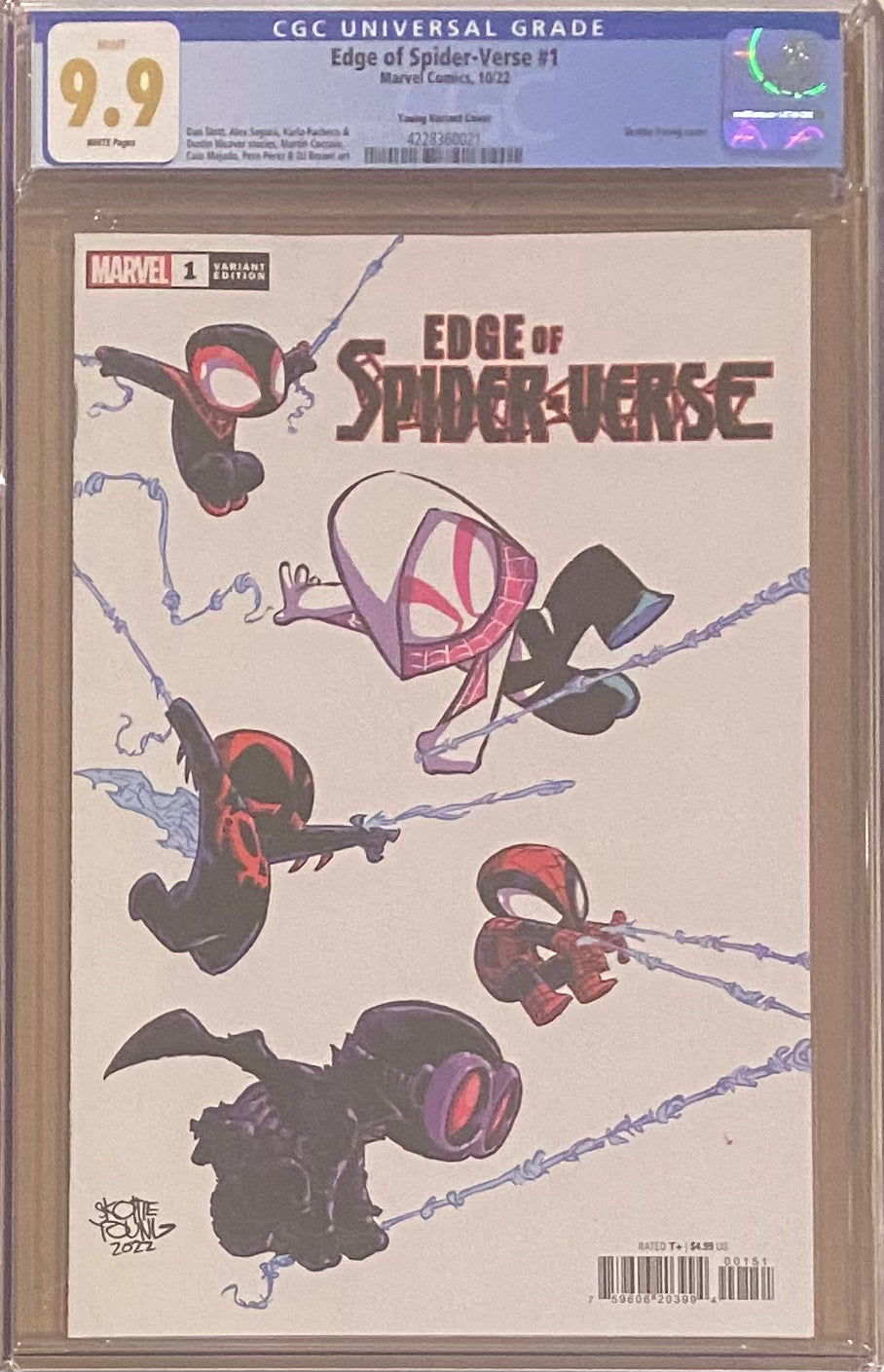 Edge of Spider-Verse #1 Young Variant CGC 9.9