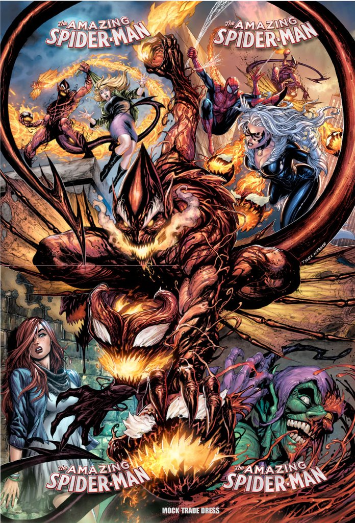 Amazing Spider-Man #797, #798, #799, #800 Tyler Kirkham Connecting Cover Exclusive Set