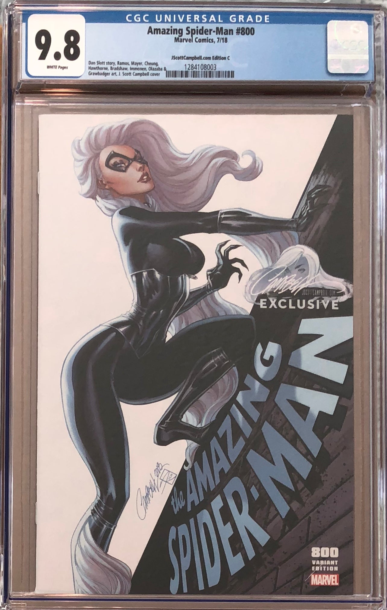 Amazing Spider-Man #800 J. Scott Campbell Edition A-H Exclusive Set CGC 9.8