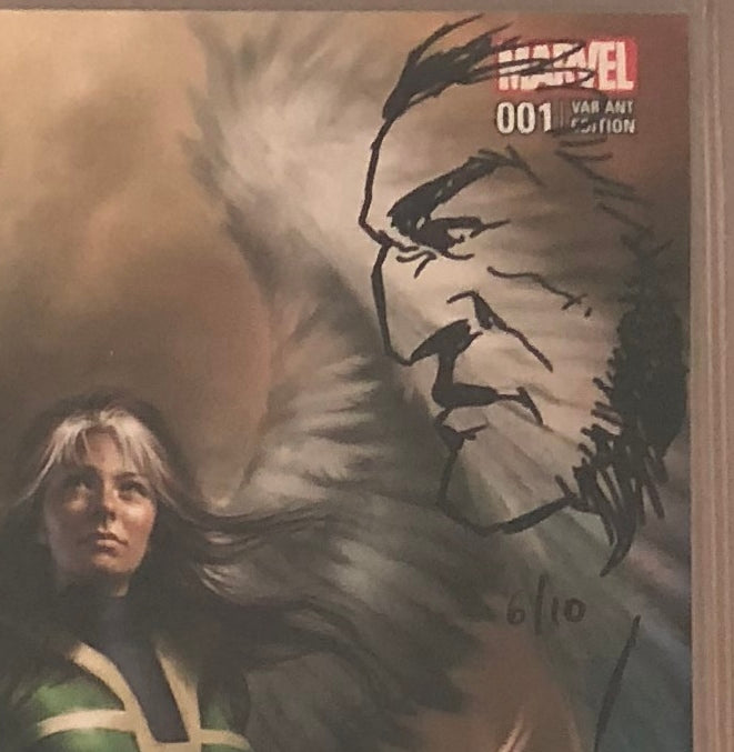 Astonishing X-Men #1 Unknown Comics Variant CGC 9.8 SS Sketched Wolverine #6/10