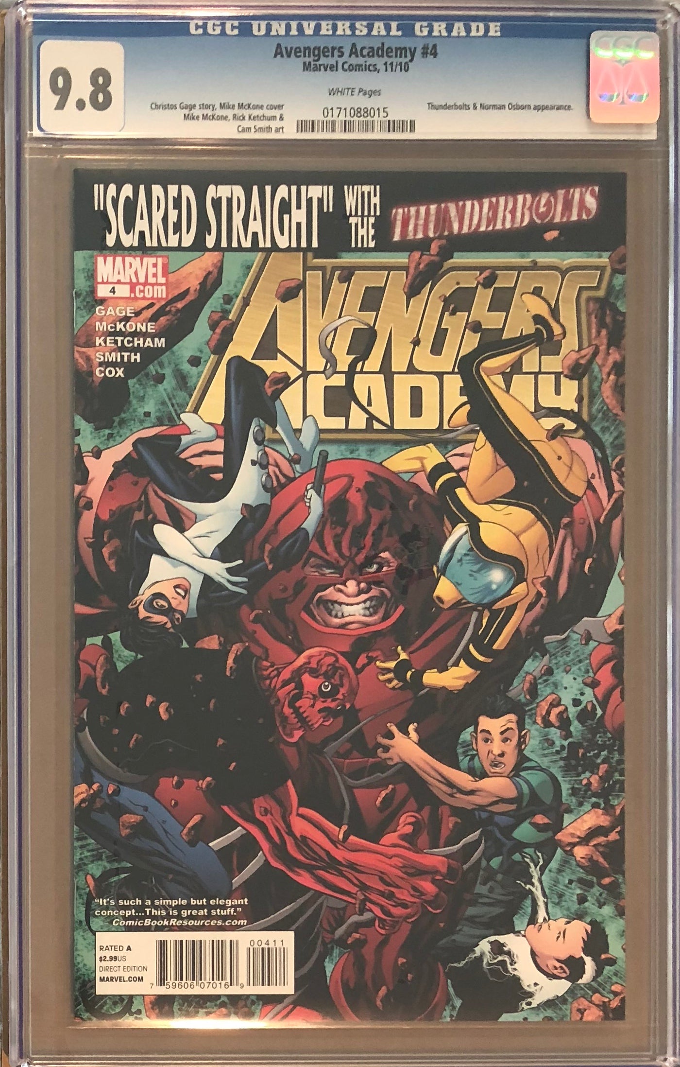 Avengers Academy #4 CGC 9.8