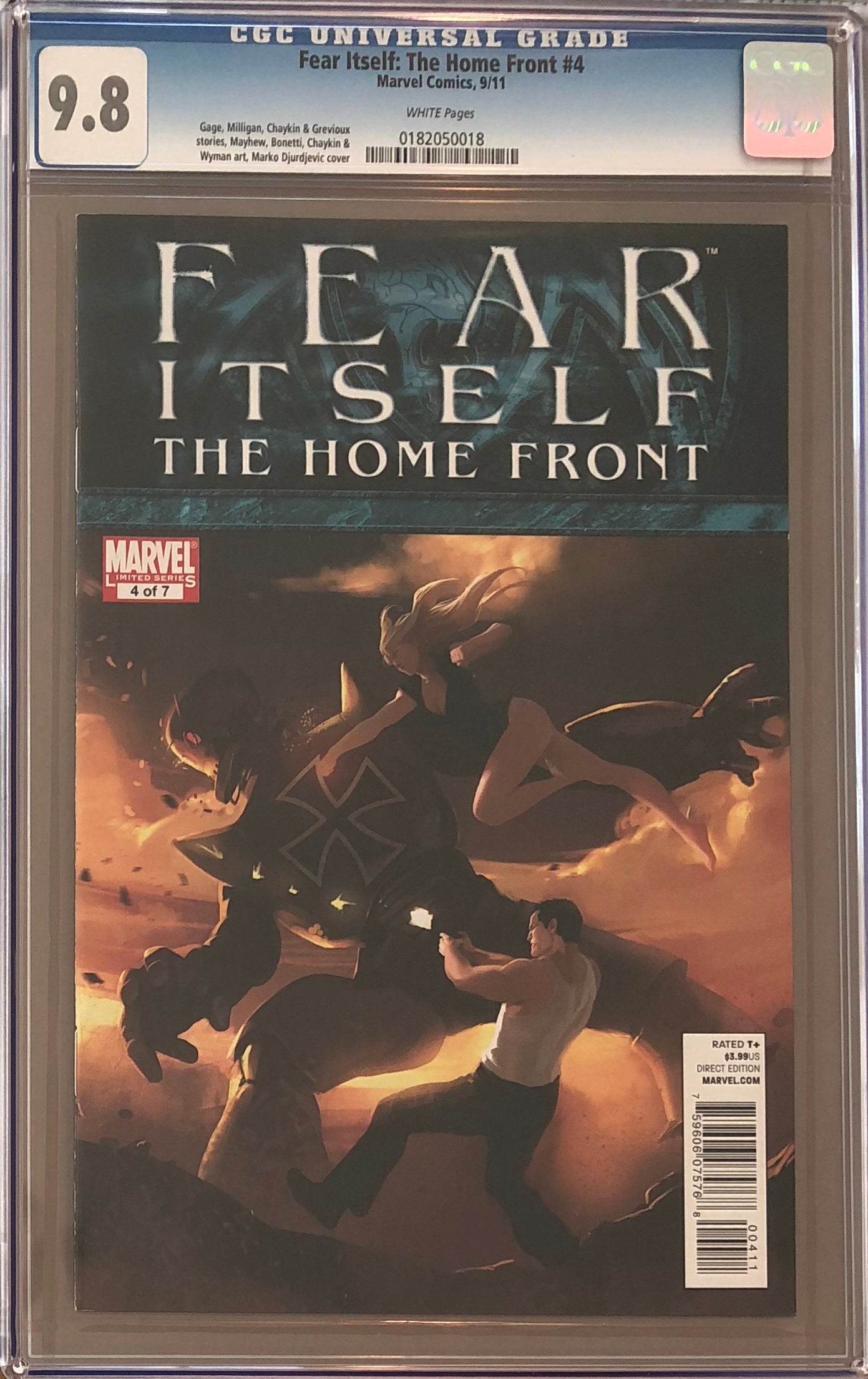 Fear Itself: The Home Front #4 CGC 9.8