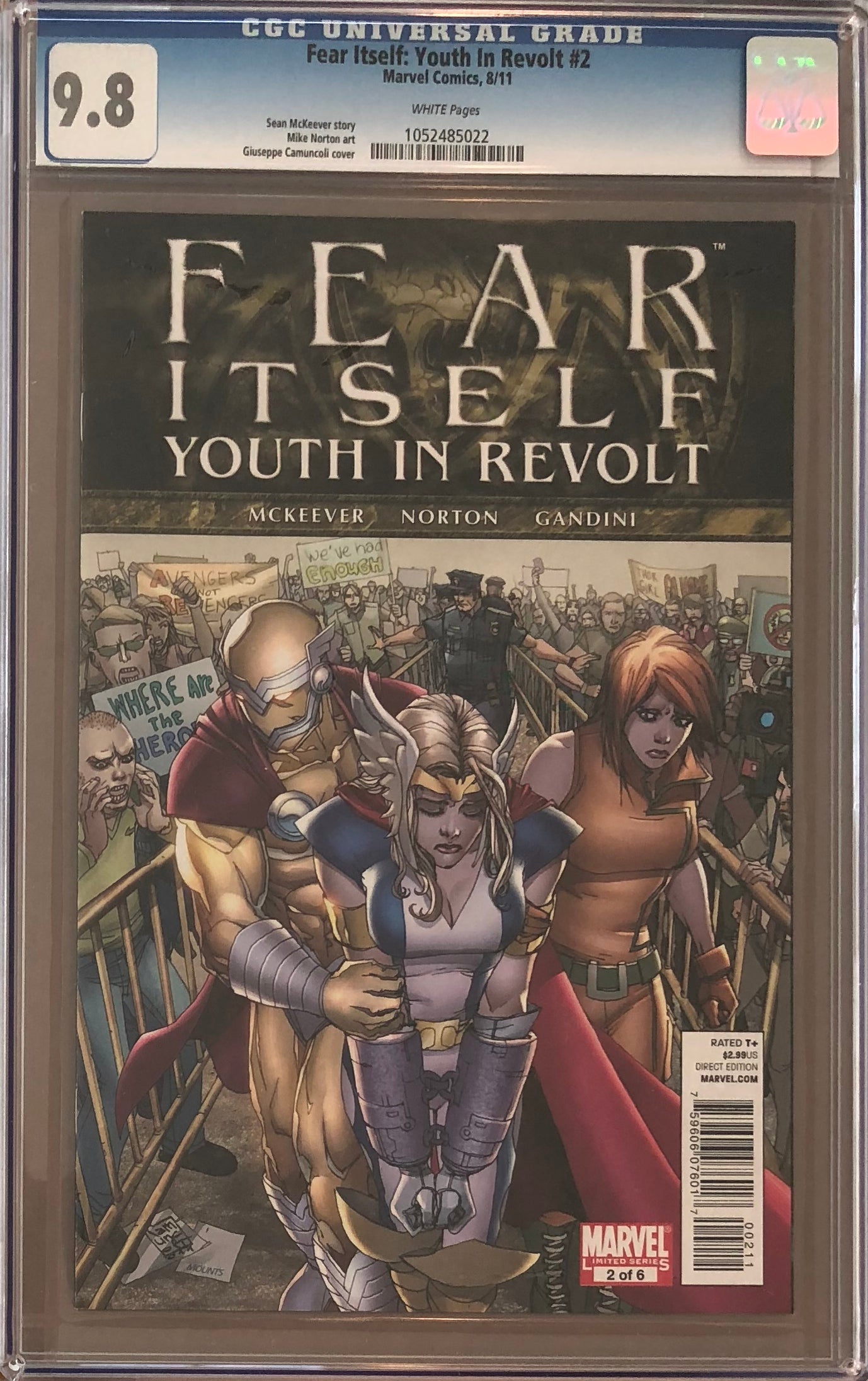 Fear Itself: Youth in Revolt #2 CGC 9.8