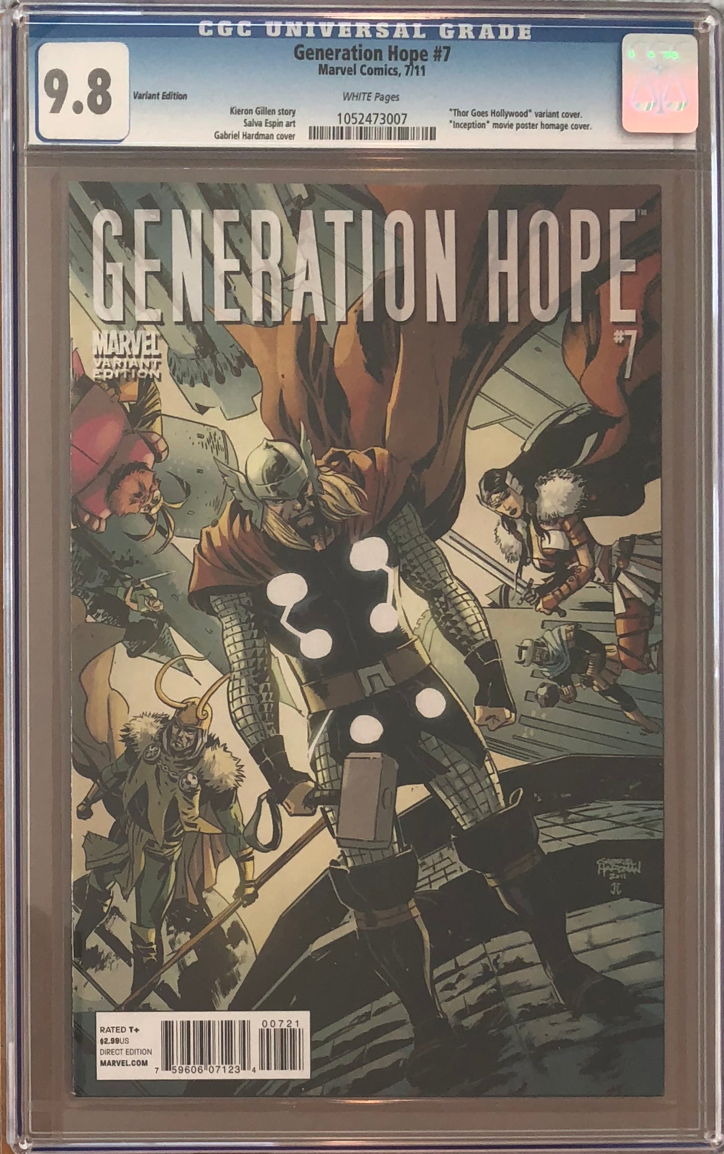 Generation Hope 7 Variant CGC 9.8