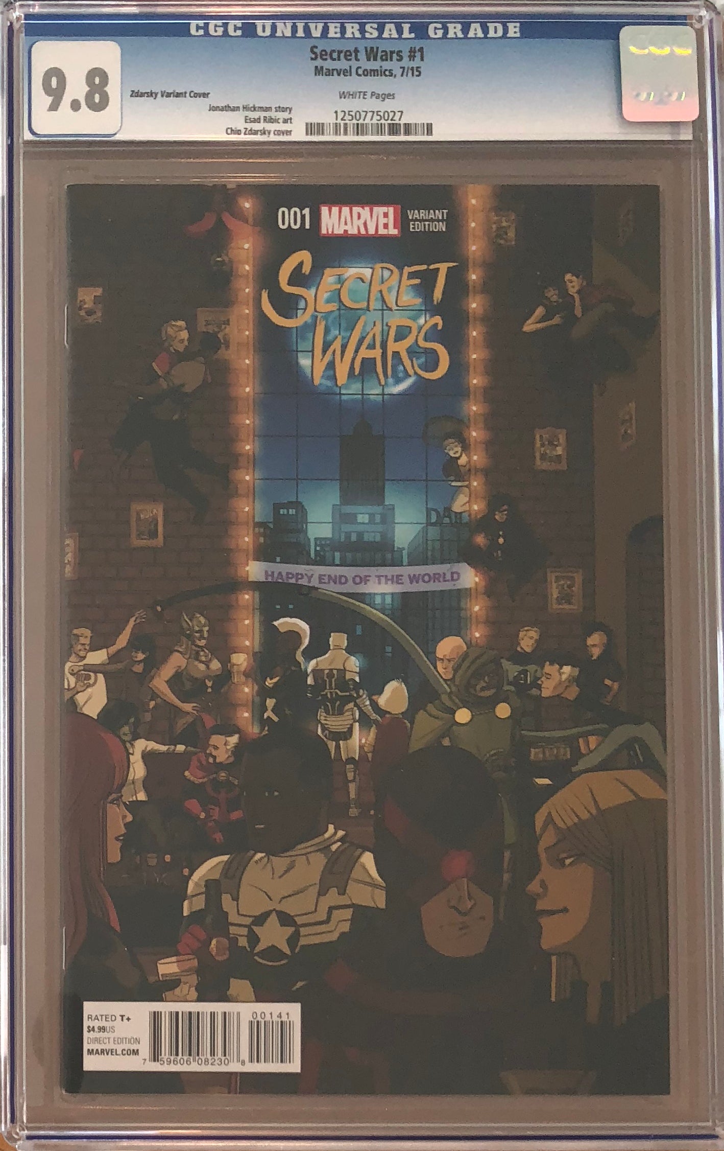 Secret Wars #1 Zdarsky Variant CGC 9.8