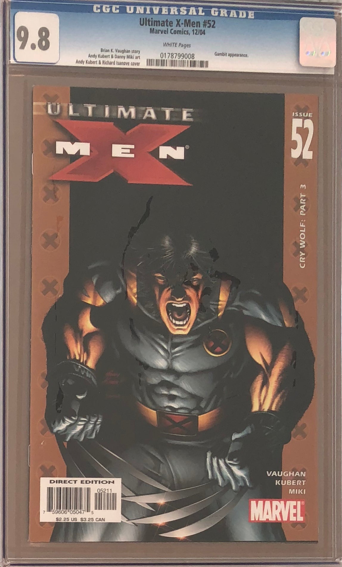 Ultimate X-Men #52 CGC 9.8