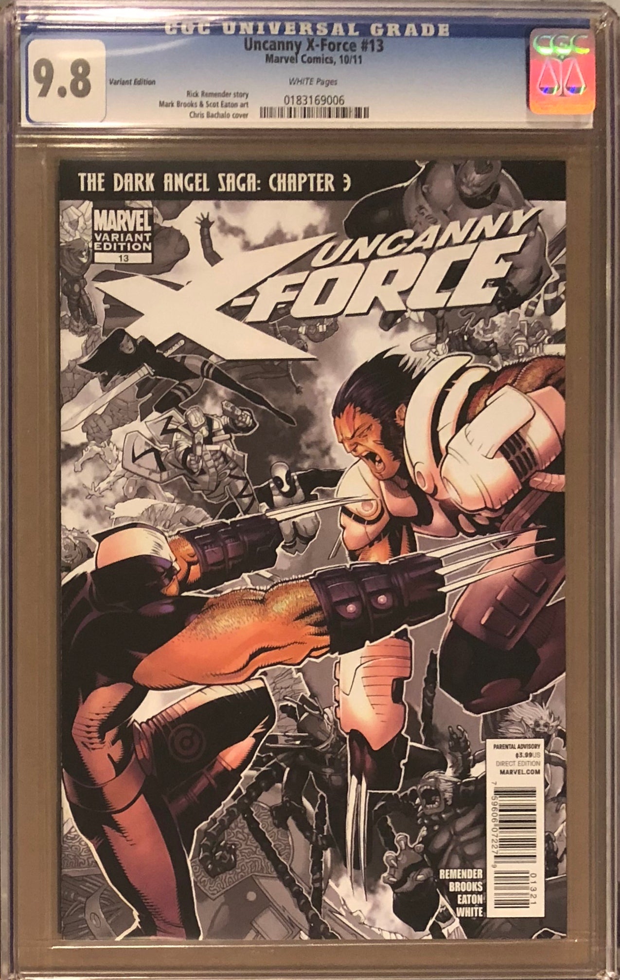 Uncanny X-Force 13 Variant CGC 9.8