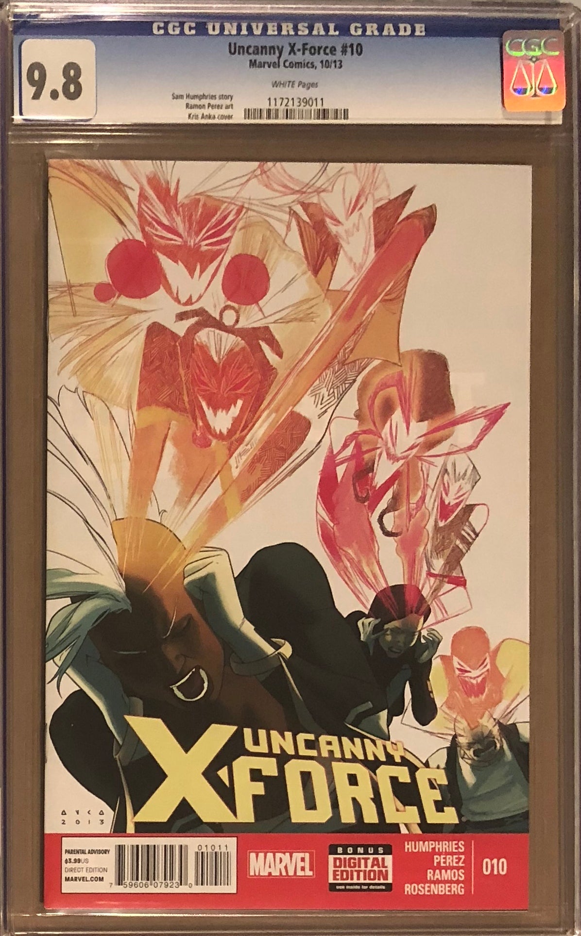 Uncanny X-Force 10 CGC 9.8