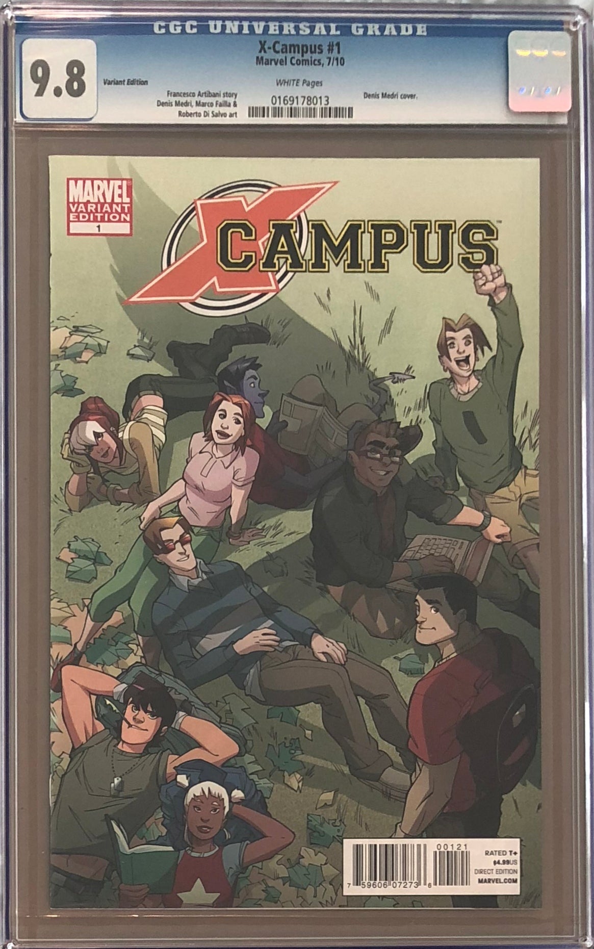 X-Campus #1 Variant CGC 9.8