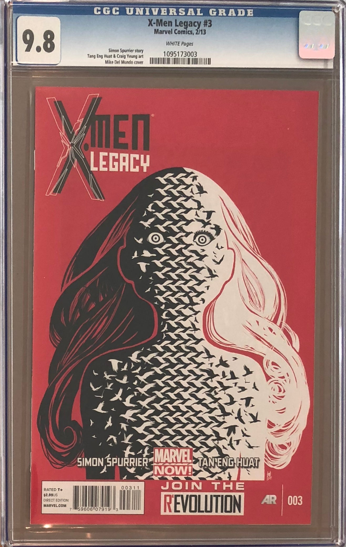 X-Men Legacy #3 CGC 9.8