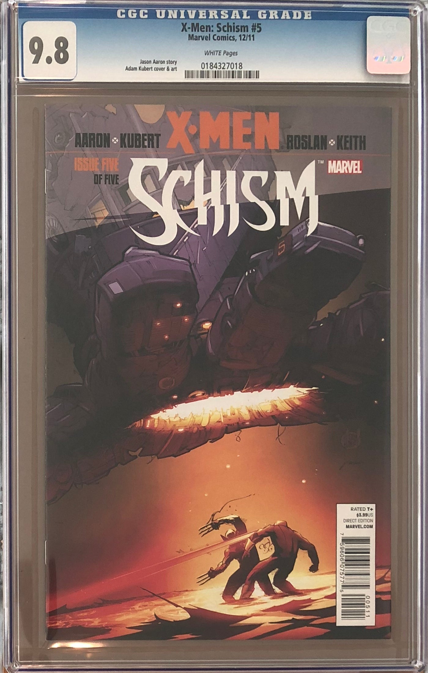X-Men: Schism #5 CGC 9.8