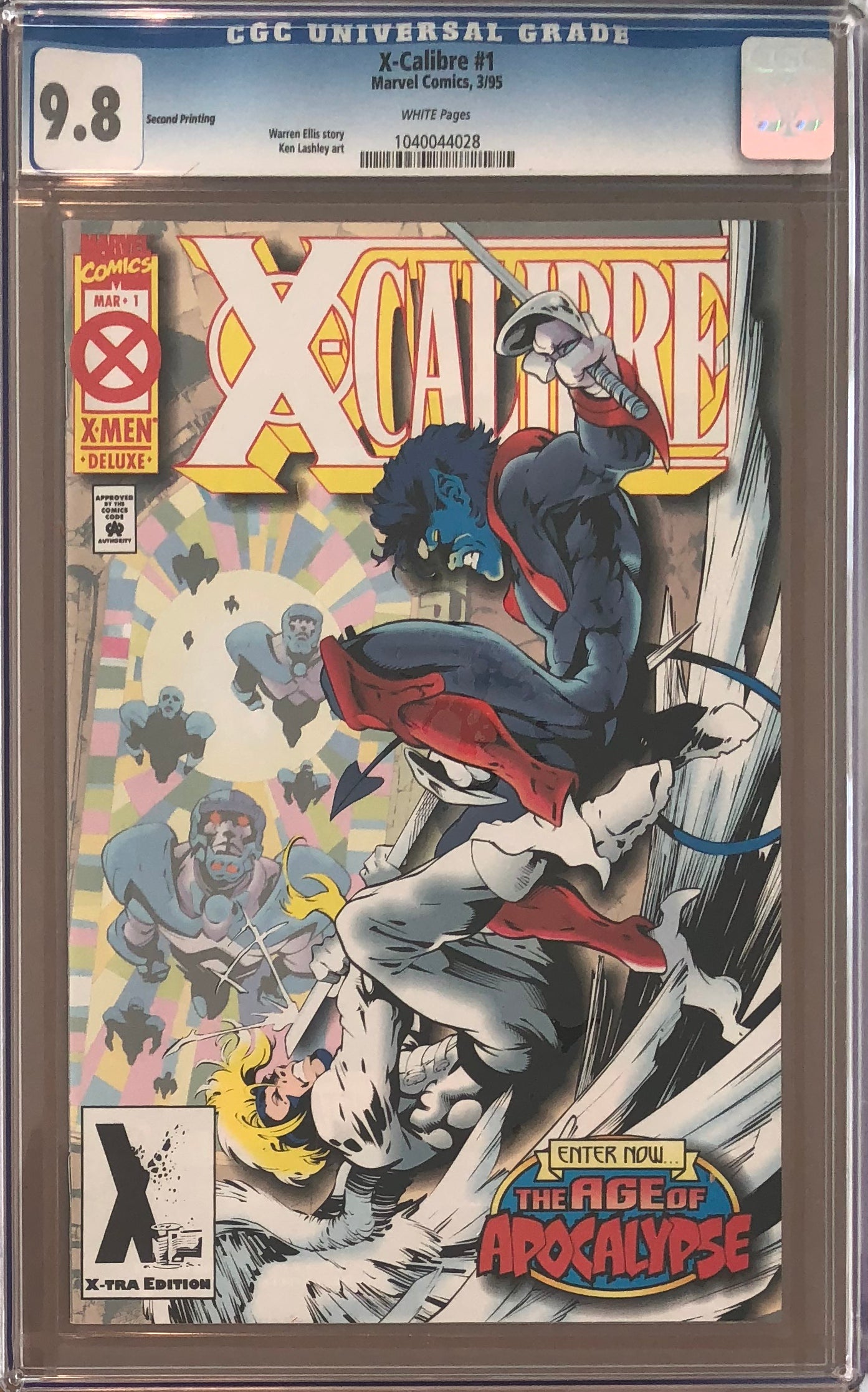 X-Calibre #1 Second Printing CGC 9.8