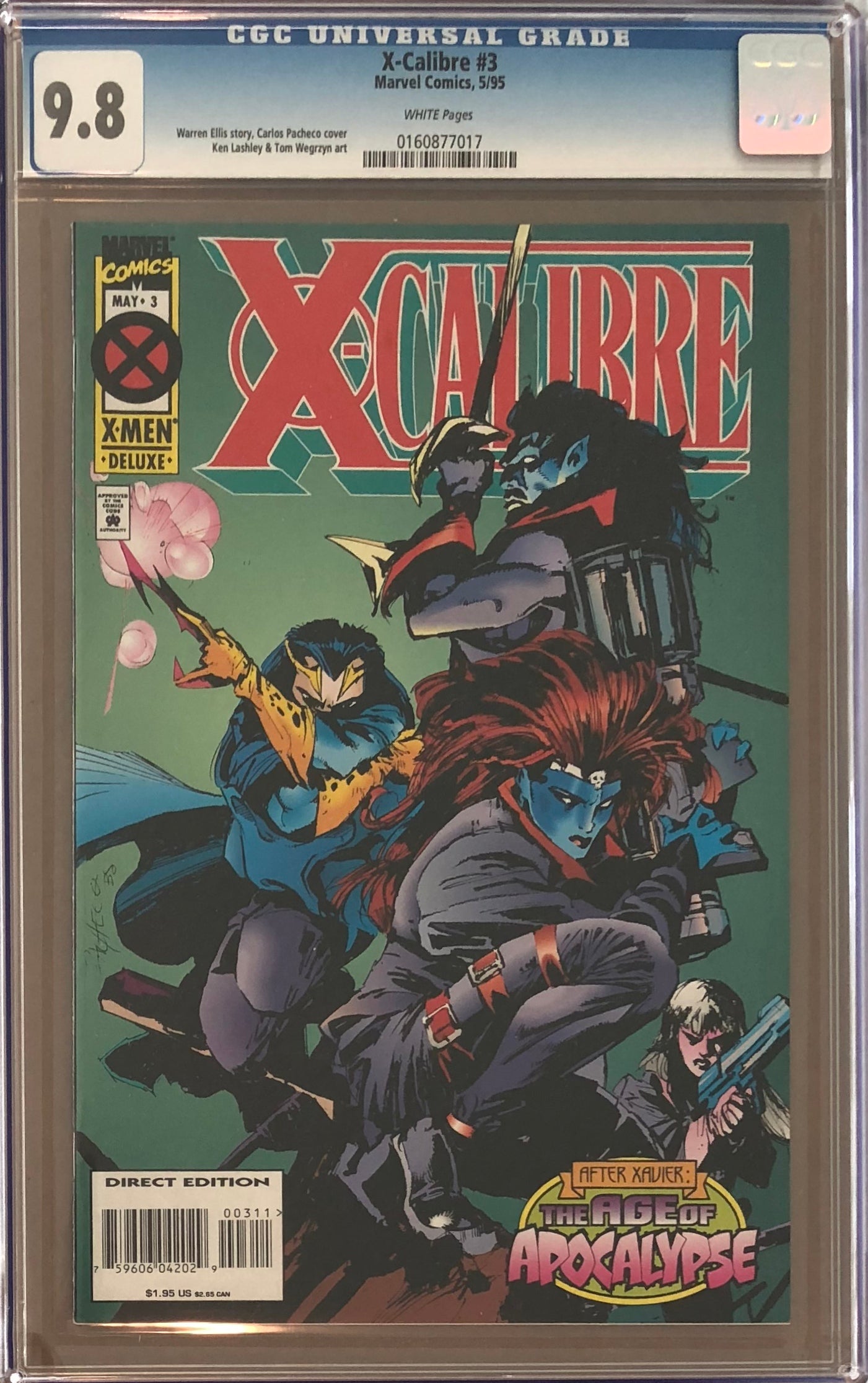 X-Calibre #3 CGC 9.8