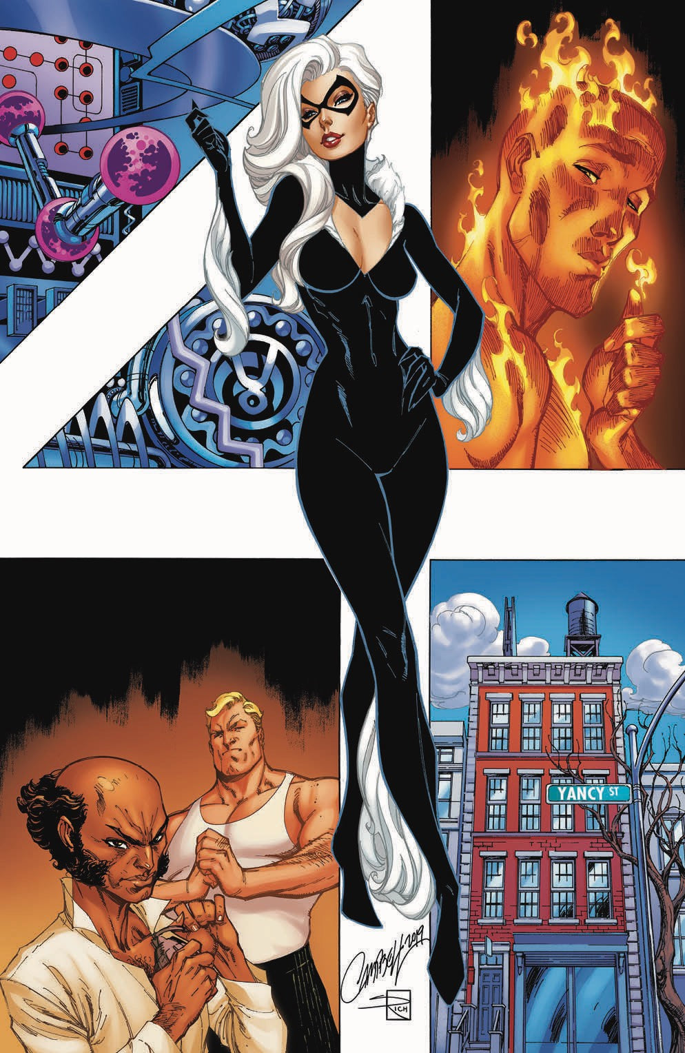 Black Cat #4 J. Scott Campbell BeachBum Comics Virgin Exclusive