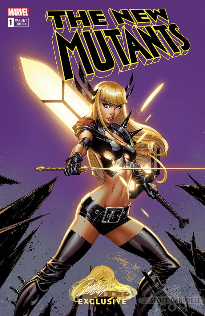 New Mutants: Dead Souls #1 J. Scott Campbell Edition C Variant Exclusive