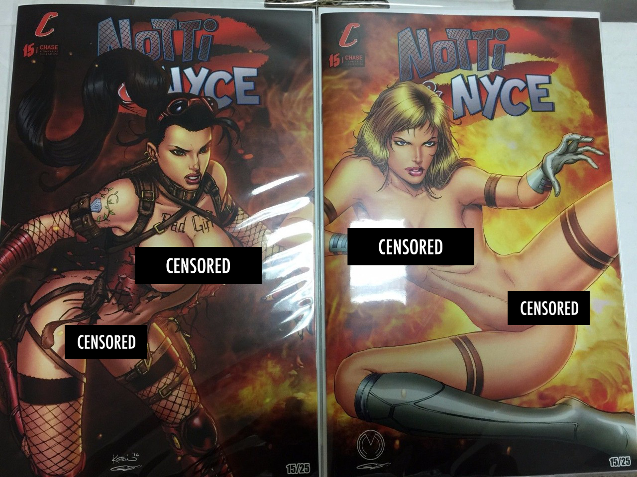 Notti & Nyce V2 #15 Kotkin/Mychaels Connecting NUDE CHASE Exclusive Set