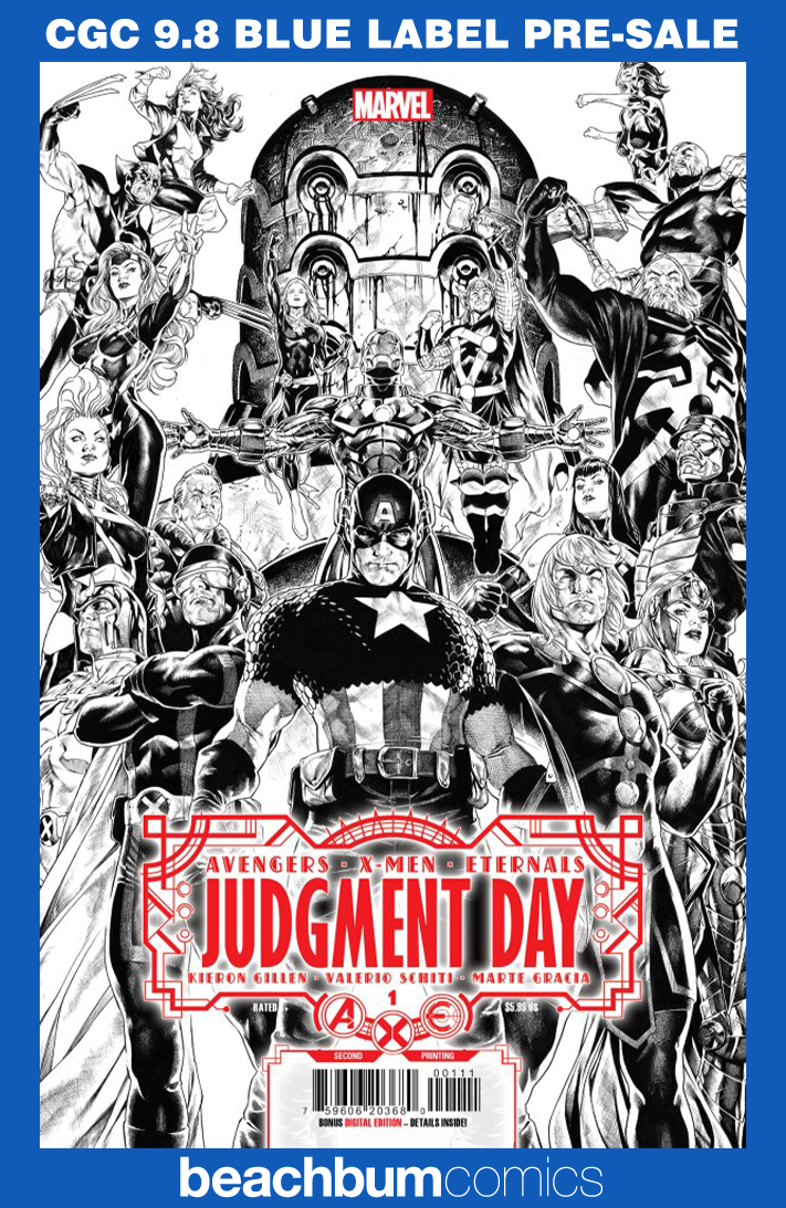 A.X.E.: Judgment Day #1 Second Printing CGC 9.8