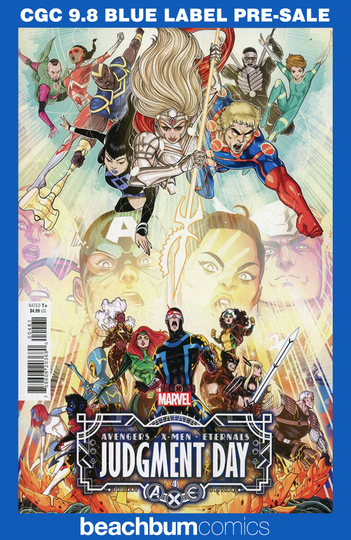 A.X.E.: Judgment Day #4 Vecchio Variant CGC 9.8