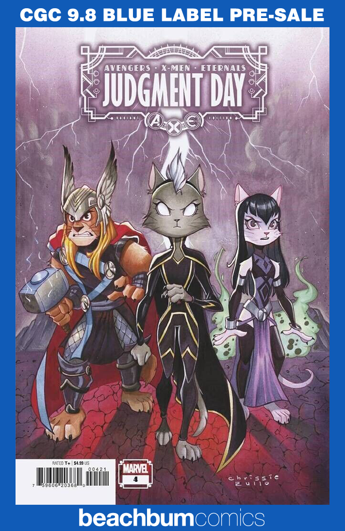 A.X.E.: Judgment Day #4 Zullo Variant CGC 9.8