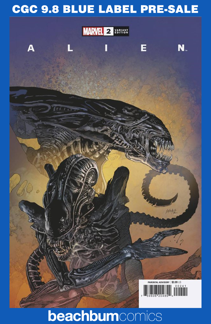Alien #2 Brase Variant CGC 9.8
