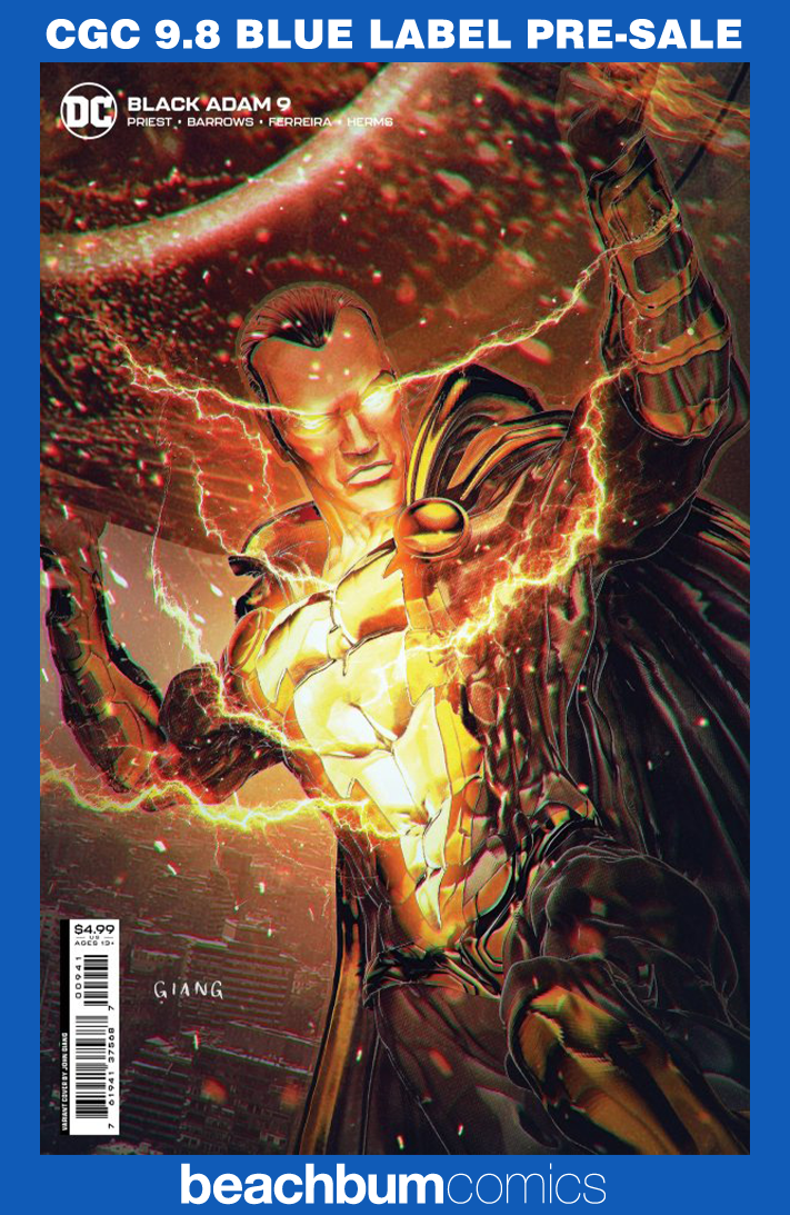 Black Adam #9 Giang Variant CGC 9.8