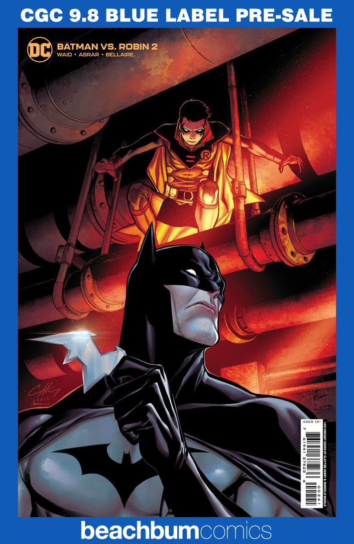 Batman vs. Robin #2 Henry 1:50 Retailer Incentive Variant CGC 9.8