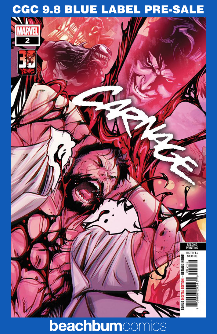 Carnage #2 Second Printing CGC 9.8
