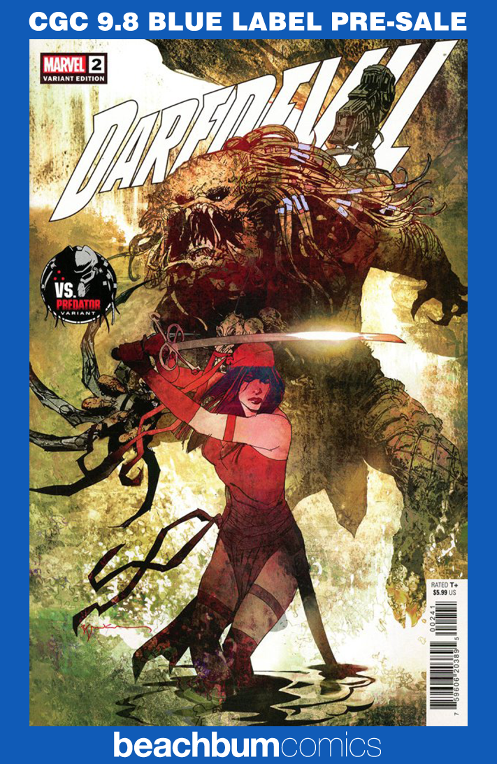 Daredevil #2 Sienkiewicz Predator Variant CGC 9.8