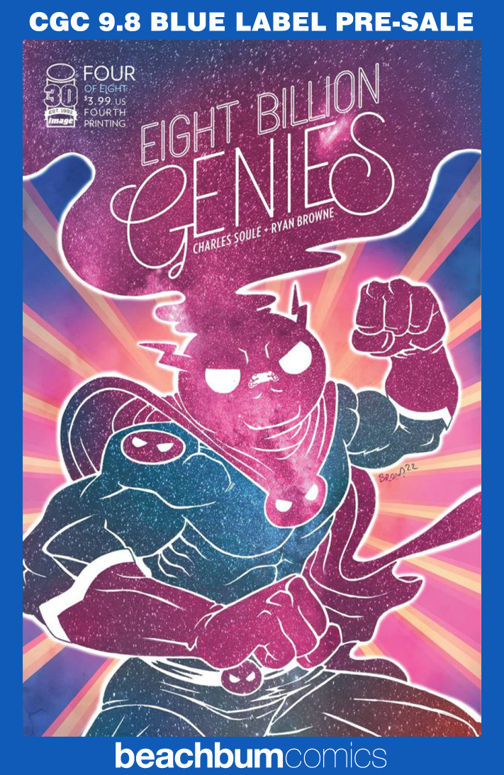 Eight Billion Genies #4 Fourth Printing CGC 9.8