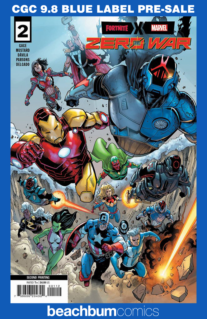 Fortnite/Marvel: Zero War #2 Second Printing CGC 9.8