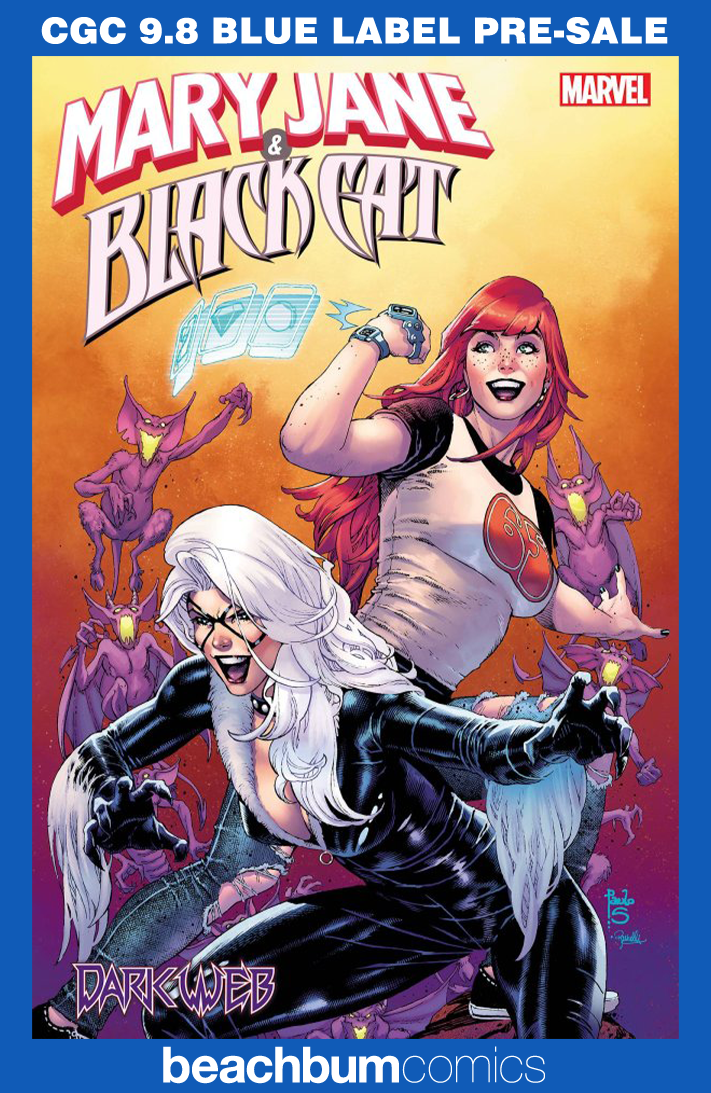 Mary Jane & Black Cat #1 Siqueria 1:50 Retailer Incentive Variant CGC 9.8