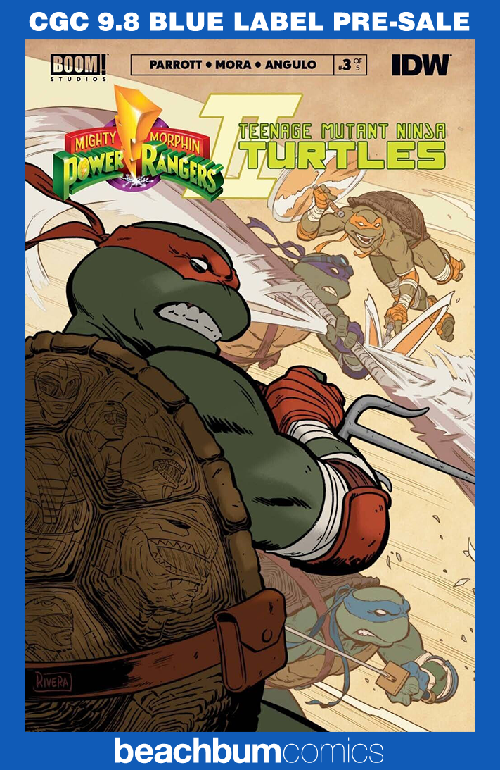 Mighty Morphin Power Rangers/Teenage Mutant Ninja Turtles #3 Rivera Va