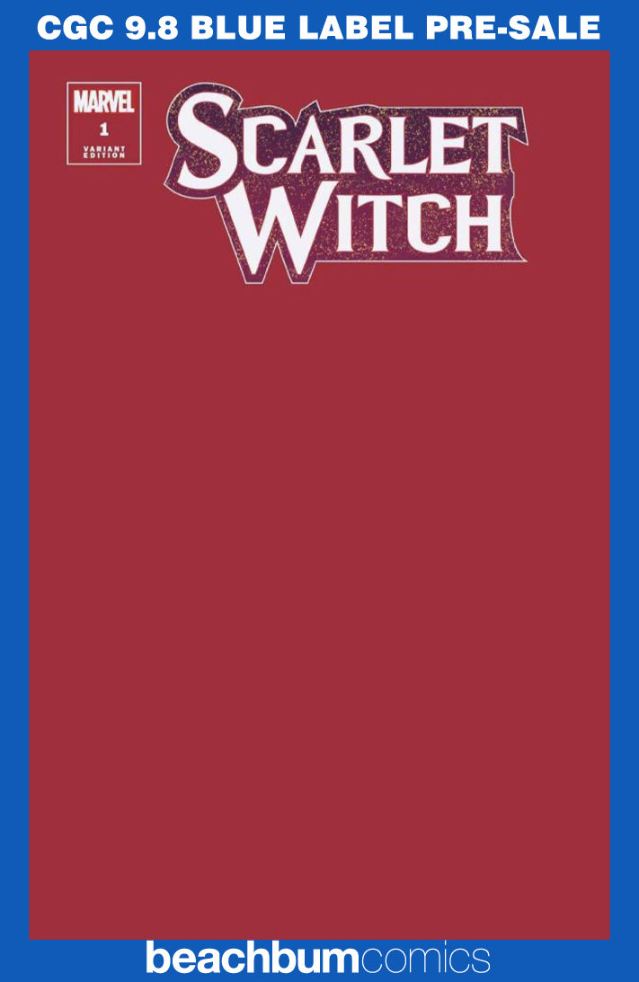 Scarlet Witch #1 Red Blank Sketch Variant CGC 9.8