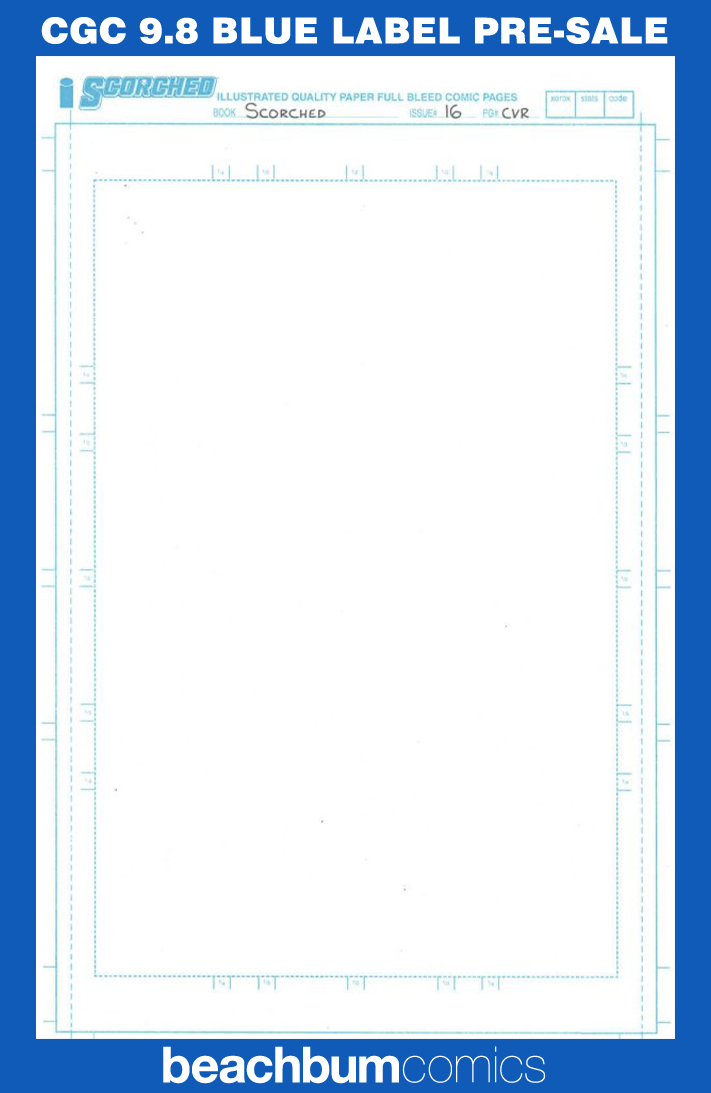 The Scorched #16 Blank Sketch Variant CGC 9.8