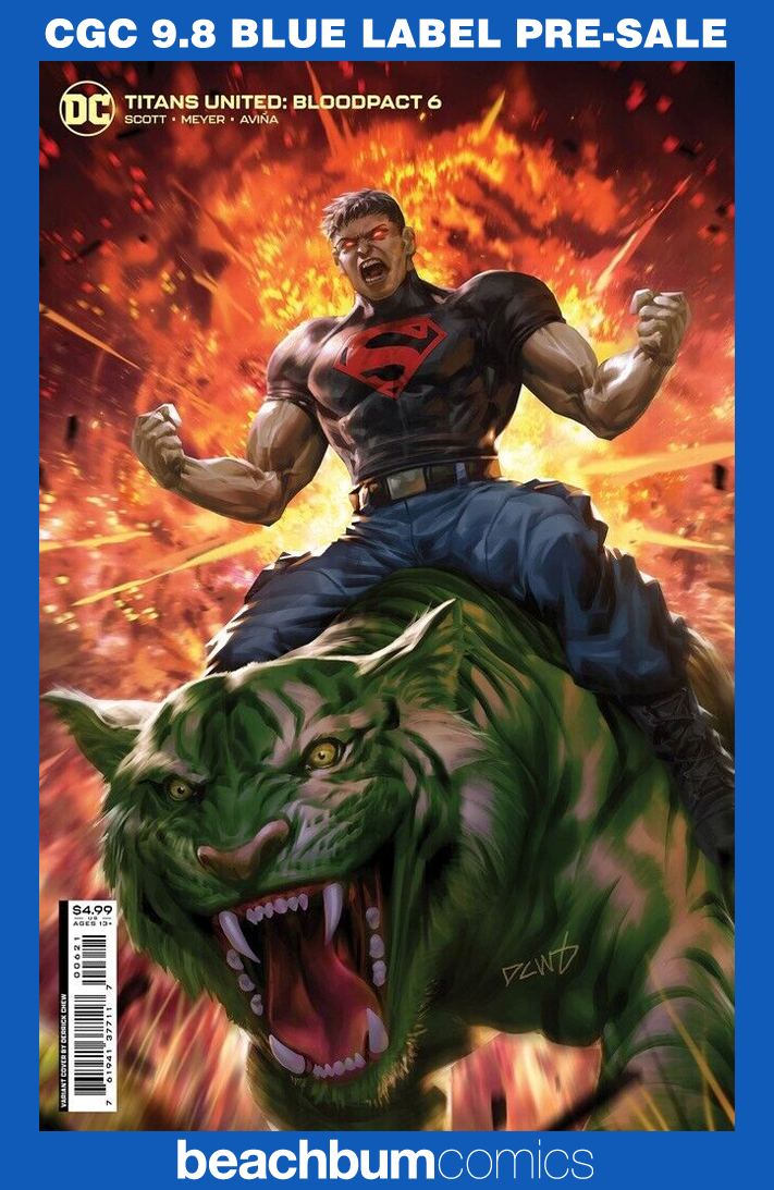 Titans United: Bloodpact #6 Variant CGC 9.8