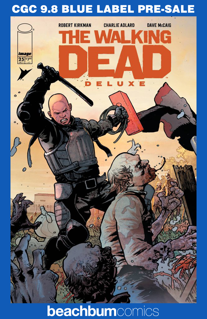 Walking Dead Deluxe #25 Bressan & Lucas Variant CGC 9.8