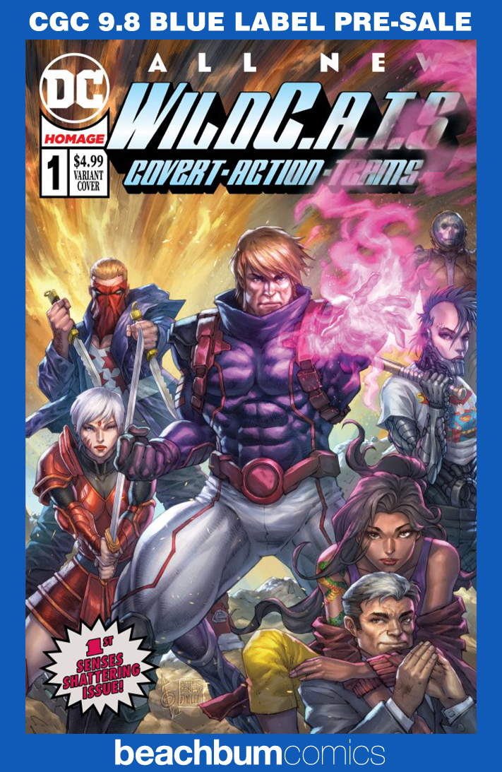 WildC.A.T.s #1 Quah 1:50 Retailer Incentive Variant CGC 9.8 - Wildcats
