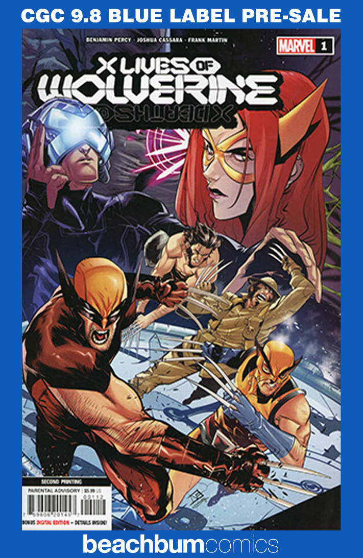 X Lives of Wolverine #1 Second Printing CGC 9.8