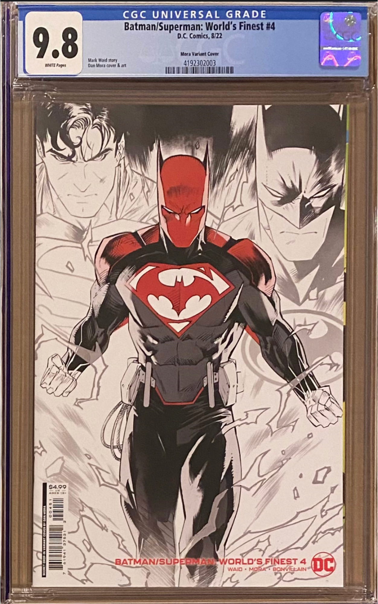 Batman/Superman: World's Finest #4 Mora Variant CGC 9.8