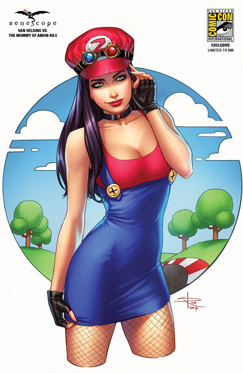 Van Helsing vs. The Mummy of Amun-Ra #6 SDCC "Mario" Cosplay Exclusive