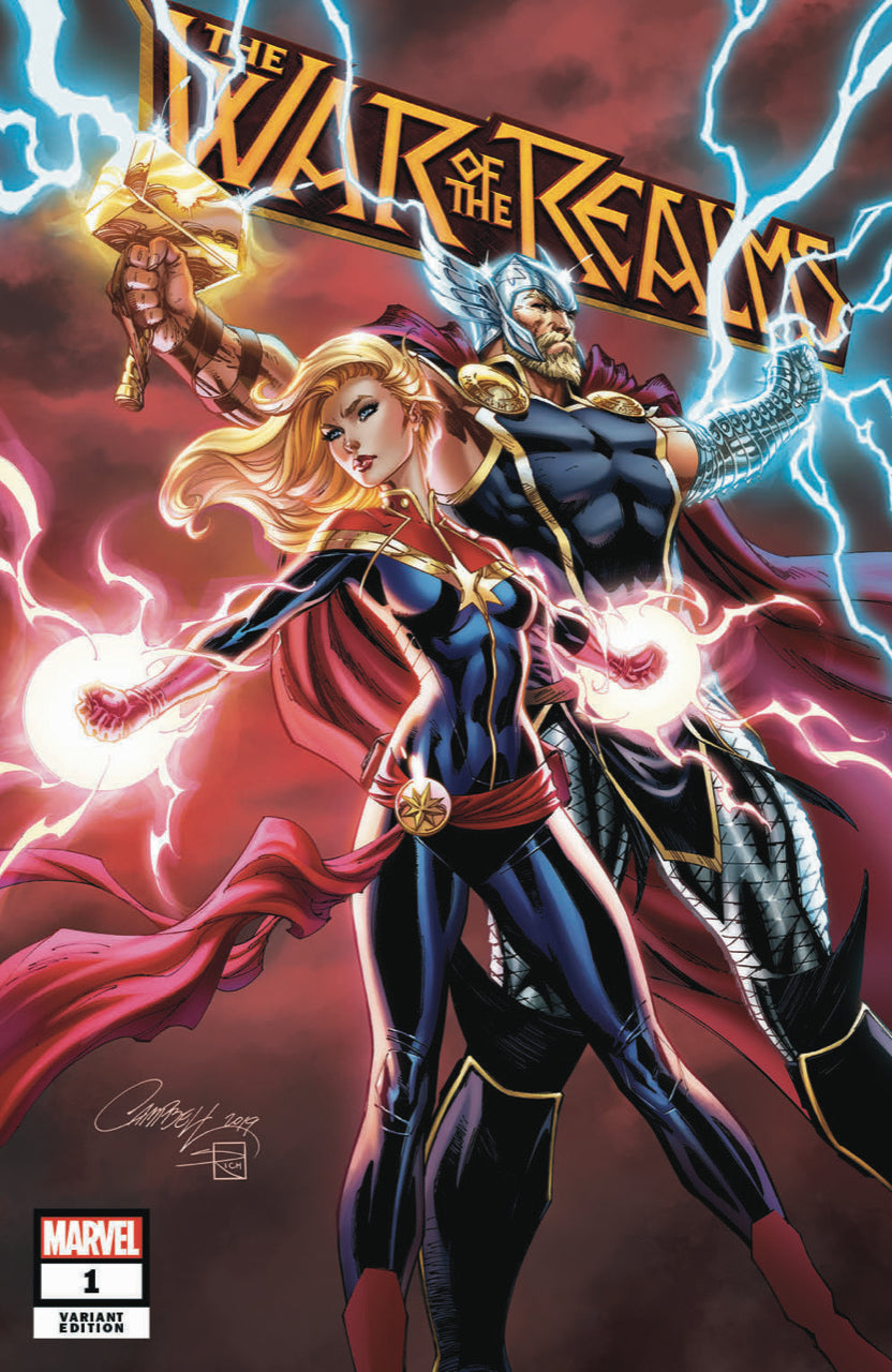 War of the Realms #1 Premium Package J. Scott Campbell Exclusive A