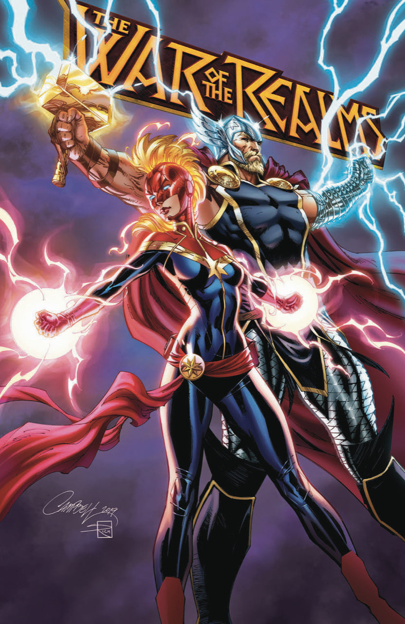 War of the Realms #1 VIP Package J. Scott Campbell Exclusive B